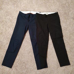 Jcrew factory side zip crop Winnie pants